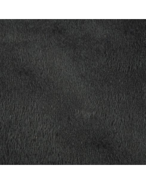 Cuscino reversibile in poliestere con fiocchi di neve 77* 50* h5cm nero soffice