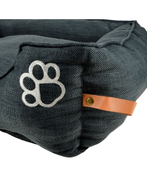 Cestino rettangolare in poliestere 55*50*h20cm city anthracite