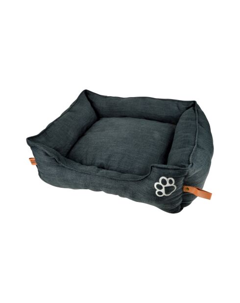 Cestino rettangolare in poliestere 65*60*h21cm city anthracite