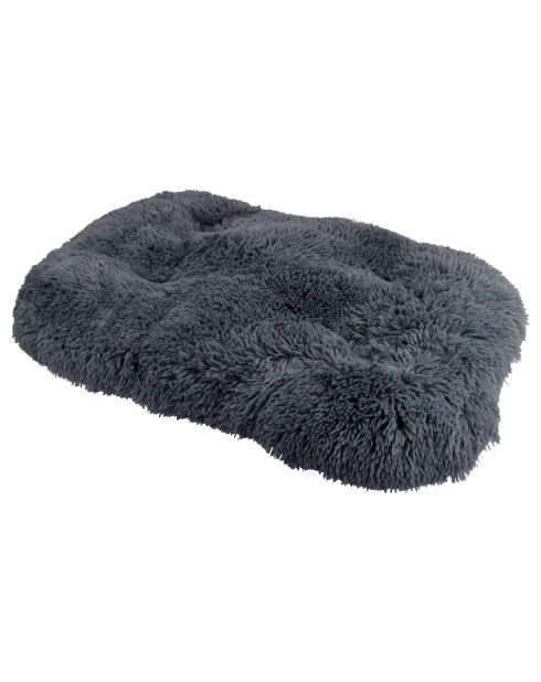 Cuscino reversibile in poliestere con fiocchi di neve 107* 65* h5cm soffice antracite