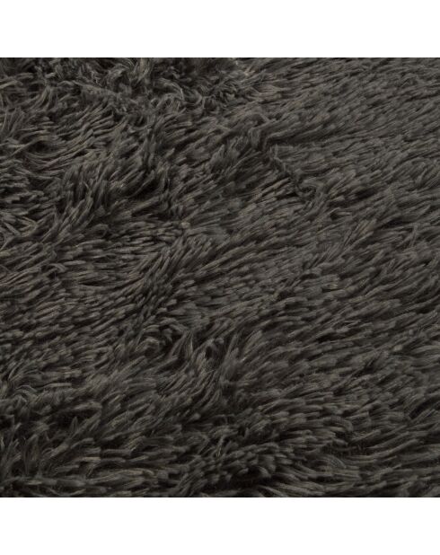 Cuscino reversibile in poliestere con fiocchi di neve 107* 65* h5cm soffice antracite