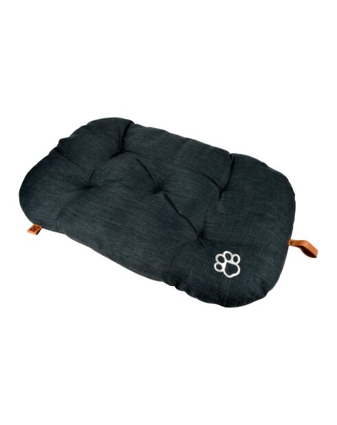 Cuscino reversibile a forma di fiocco di neve 117* 72 cm essenziale nero grigio