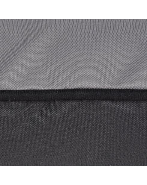 Cuscino reversibile a forma di fiocco di neve 117* 72 cm essenziale nero grigio