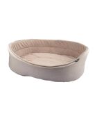 Cestino ovale Newton interno morbido 65*48cm ecru