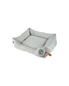 Cestino rettangolare in poliestere 55*50*h20cm city light grey