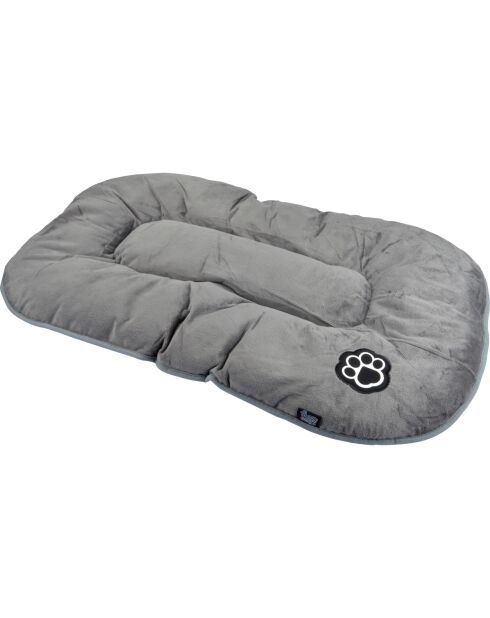 Cuscino reversibile in poliestere con fiocchi di neve 117* 72 cm grigio/nero