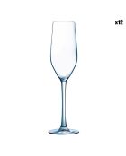 12 transparante sense-fluiten - 16cl