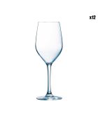 12 transparante Sens steelglazen - 27cl