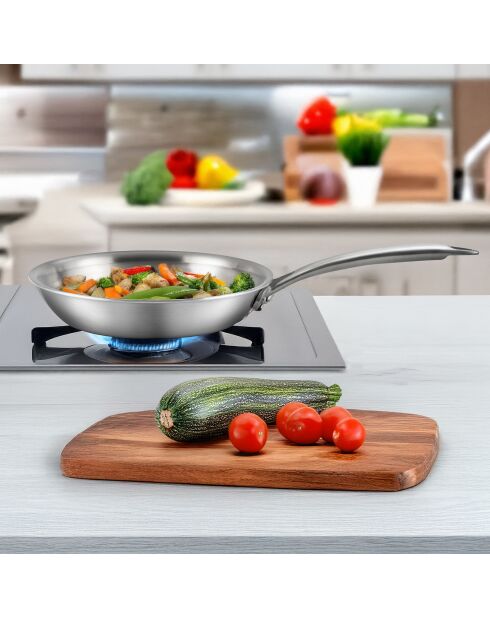 Poêle Gourmet inox - D.20cm