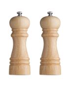 Duo de moulins poivre & sel Marius bois naturel