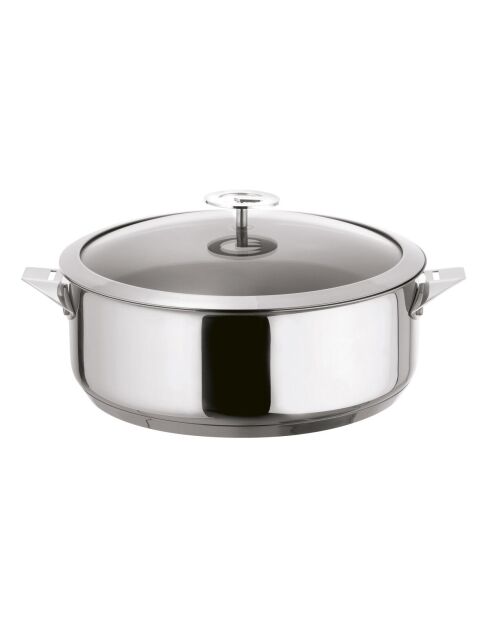 Sauteuse Eclipse revêtement céramique avec couvercle - D.24cm