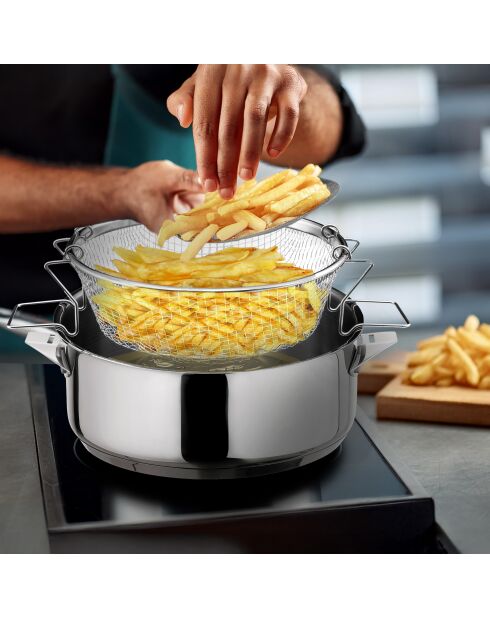 Universele frituur- en waterkookmand