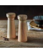 Duo de moulins poivre & sel Fanny bois naturel