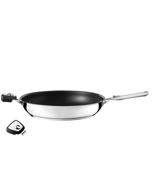 Eclipse frituurpannenset met keramische coating, roestvrijstalen handgreep en afneembare handgrepen - D.32cm