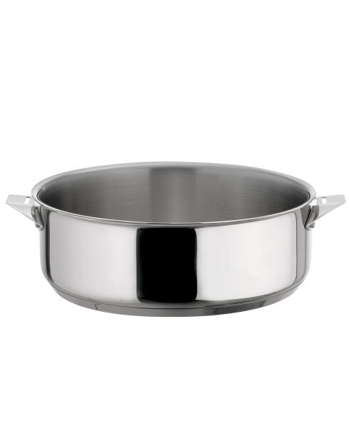 Sauteuse Eclipse inox avec couvercle - D.28cm