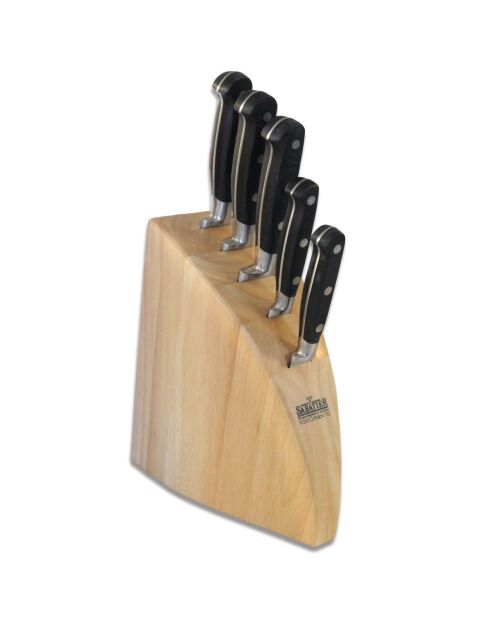 Bloc 5 couteaux de cuisine V Sabatier Rock