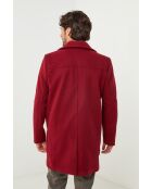 Manteau Thibault Bordeaux
