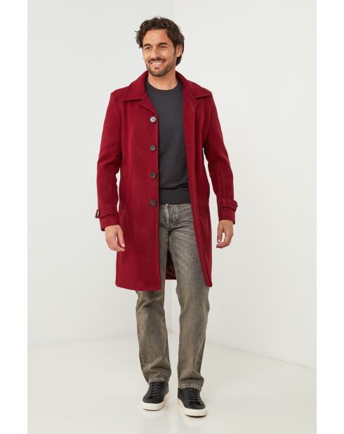Manteau Nathan Bordeaux