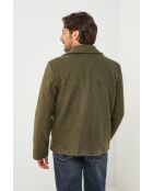 Veste manteau à bouclette Marion Kaki