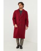 Manteau long Elise Bordeaux