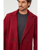 Manteau long Elise Bordeaux