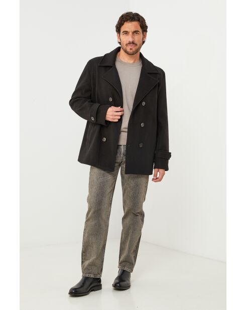 Cappotto di media lunghezza Vivienne Noir