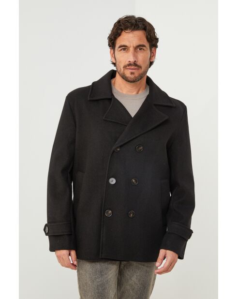 Cappotto di media lunghezza Vivienne Noir