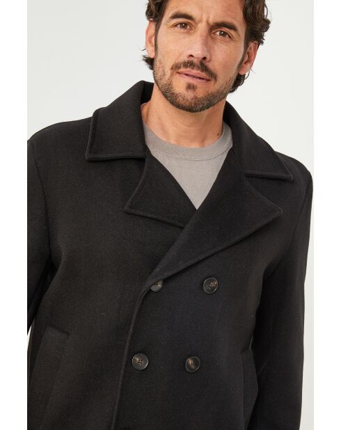 Cappotto di media lunghezza Vivienne Noir