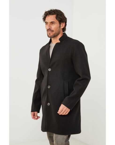 Cappotto di media lunghezza Mao Noir