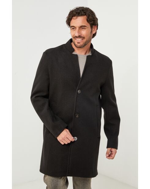 Cappotto di media lunghezza Mao Noir