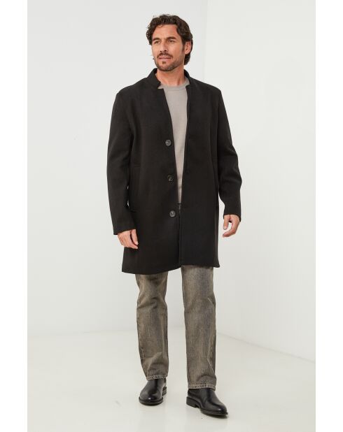 Cappotto di media lunghezza Mao Noir