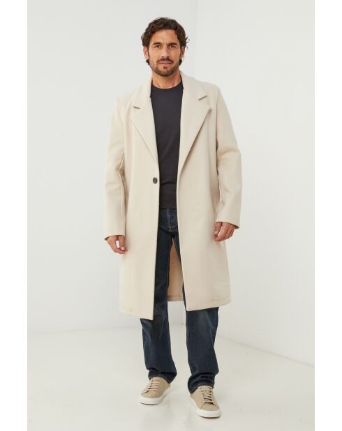 Cappotto lungo beige Nelly