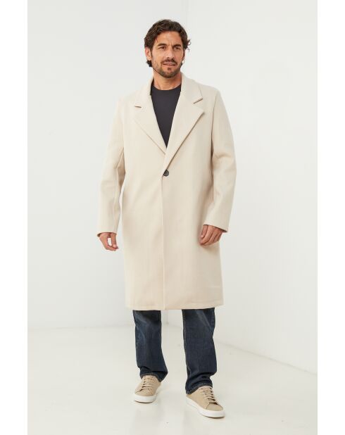 Cappotto lungo beige Nelly