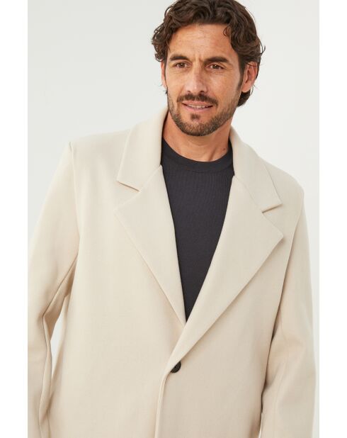 Cappotto lungo beige Nelly