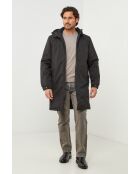 Doudoune long à capuche Sarah Noire