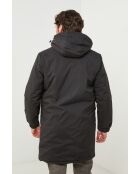 Doudoune long à capuche Sarah Noire