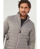 Doudoune col montant Manon Grise