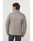 Doudoune col montant Manon Grise