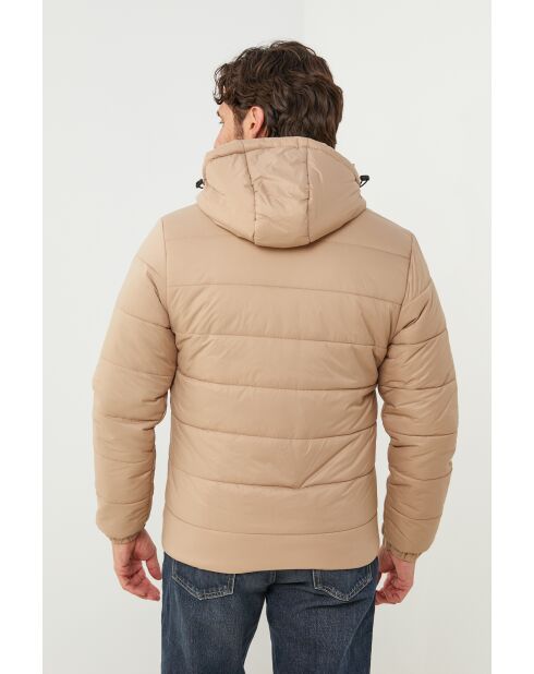 Doudoune col montant Manon Beige