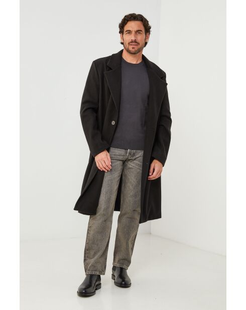 Cappotto lungo nero Nelly