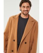 Abrigo largo Elise Camel