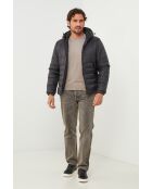 Doudoune col montant Manon Noire