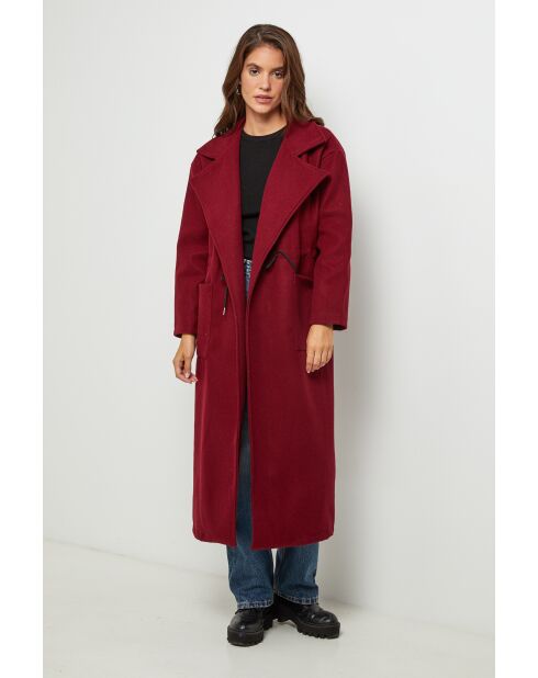 Manteau femme Bordeaux