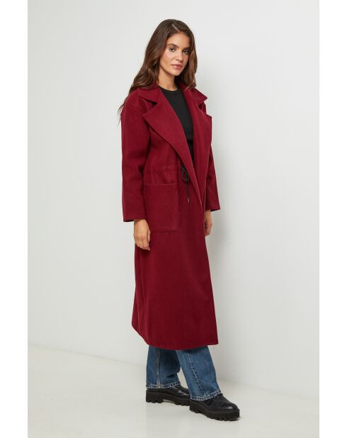 Manteau femme Bordeaux