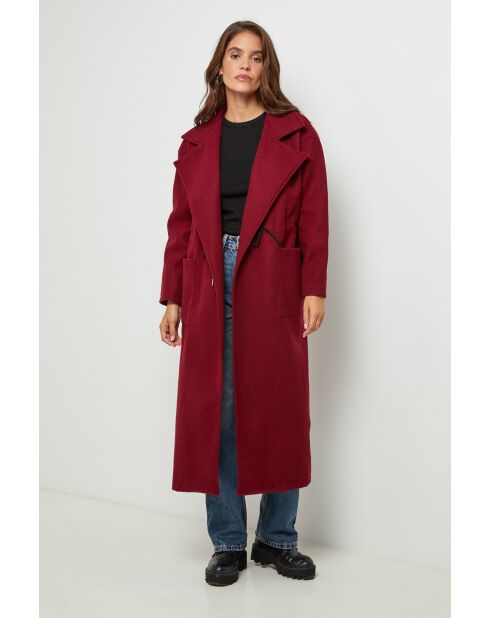 Manteau femme Bordeaux