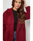 Manteau femme Bordeaux