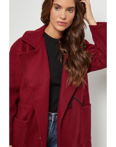 Manteau femme Bordeaux