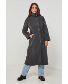 Manteau long Arielle Anthracite