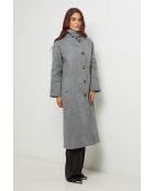 Manteau long Arielle Gris