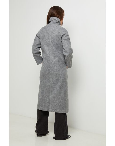 Manteau long Arielle Gris